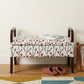 17" Dark Brown And Blue Upholstered 100% Polyester Floral Entryway Bench With Flip Top