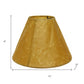 Brown Crinkle Oil Paper Empire Lamp Shade