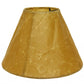 10" Brown Slanted Empire Crinkle Oil Paper Lampshade