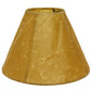 10" Brown Slanted Empire Crinkle Oil Paper Lampshade