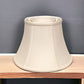White Monay Shantung Silk Drum Lamp Shade