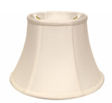 White Monay Shantung Silk Drum Lamp Shade