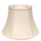 White Monay Shantung Silk Drum Lamp Shade