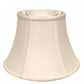 White Monay Shantung Silk Drum Lamp Shade