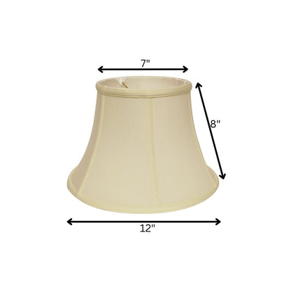 12" Ivory Drum Monay Shantung Lampshade
