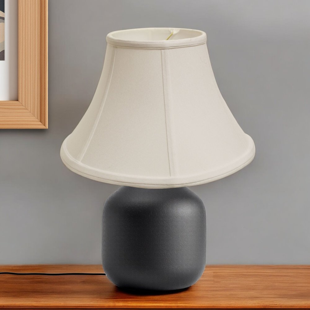 Snow No Slub Innsbruck Drum Lamp Shade