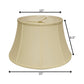 Ivory No Slub Innsbruck Drum Lamp Shade