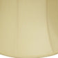 Antiqued White Monay Shantung Silk Drum Lamp Shade