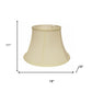 19" Ivory Drum Monay Shantung Lampshade