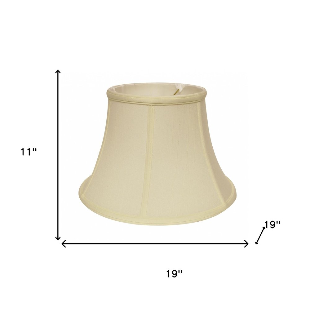 19" Ivory Drum Monay Shantung Lampshade