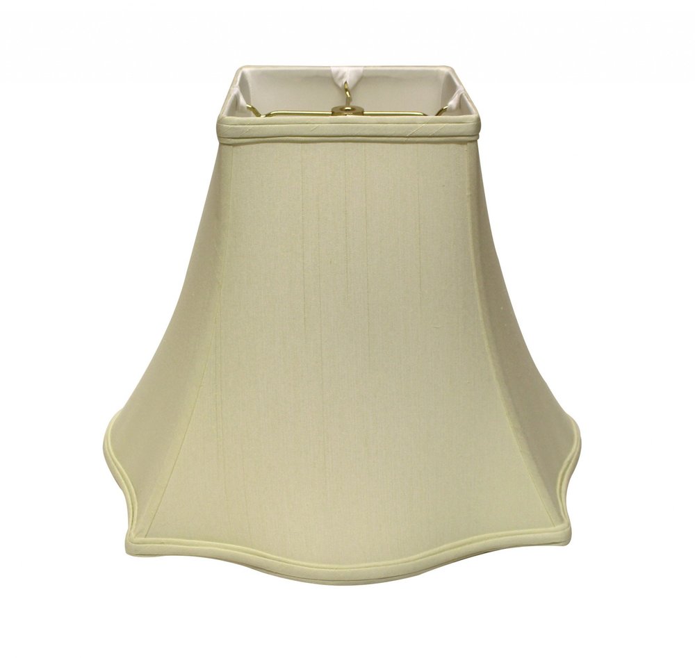 Ivory Monay Shantung Silk Square Lamp Shade
