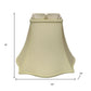 Ivory Monay Shantung Silk Square Lamp Shade