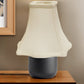 White Monay Shantung Silk Square Lamp Shade