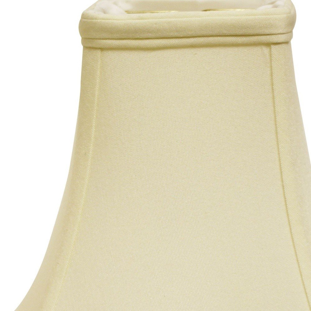 18" Ivory Premium Square No Slub Lampshade