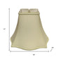 Ivory Monay Shantung Silk Square Lamp Shade