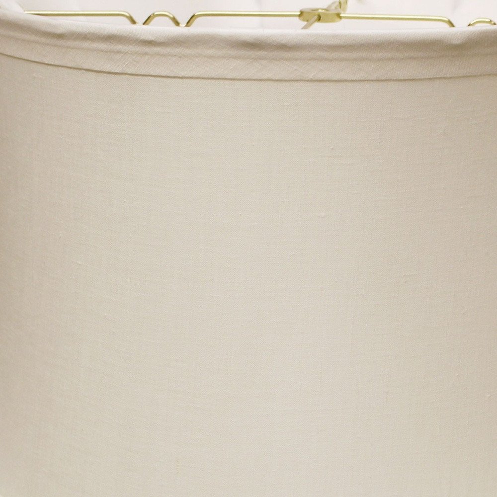 Snow Linen Drum Lamp Shade