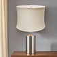 Snow Linen Drum Lamp Shade