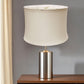 Snow Linen Drum Lamp Shade