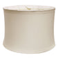 Snow Linen Drum Lamp Shade