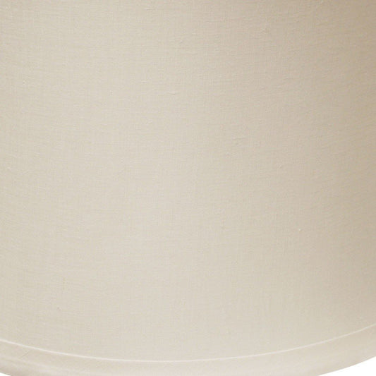 Snow Linen Drum Lamp Shade