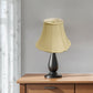 Antiqued White Monay Shantung Silk Bell Lamp Shade