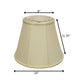 Ivory Monay Shantung Silk Empire Lamp Shade