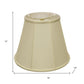 Ivory Monay Shantung Silk Empire Lamp Shade