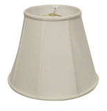 White Monay Shantung Silk Empire Lamp Shade