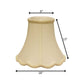 Ivory Monay Shantung Silk Bell Lamp Shade