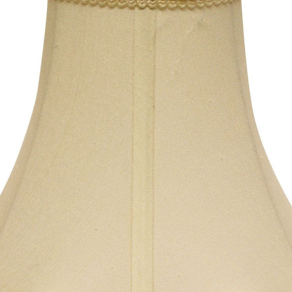 Ivory Monay Shantung Silk Bell Lamp Shade