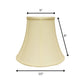 Ivory No Slub Innsbruck Bell Lamp Shade