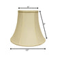 Ivory Monay Shantung Silk Bell Lamp Shade