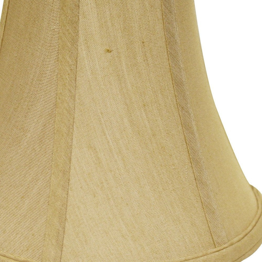 12" Pale Brown Premium Bell No Slub Lampshade