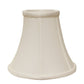 White Monay Shantung Silk Bell Lamp Shade
