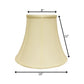 Ivory No Slub Innsbruck Bell Lamp Shade