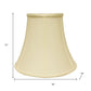 Ivory No Slub Innsbruck Bell Lamp Shade