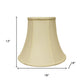18" Ivory Premium Bell Monay Shantung Lampshade