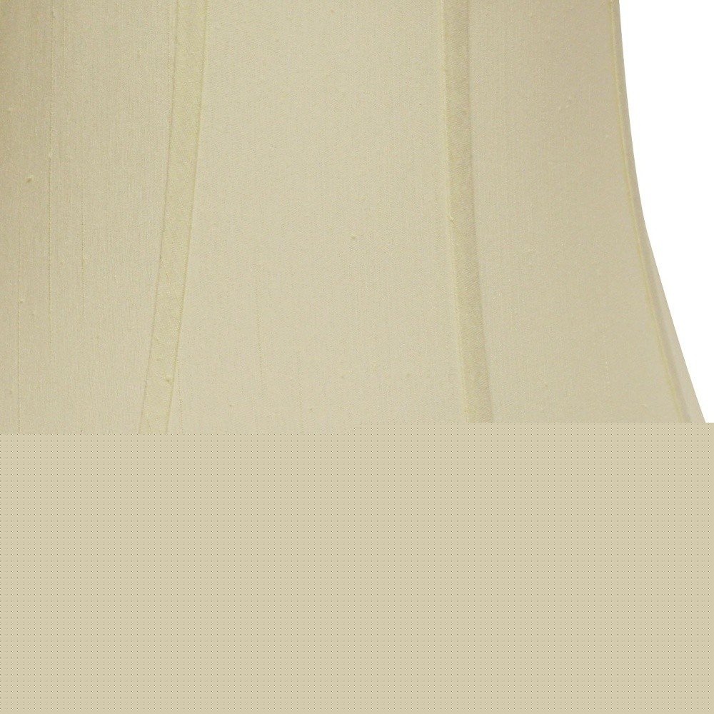 Ivory Monay Shantung Silk Bell Lamp Shade