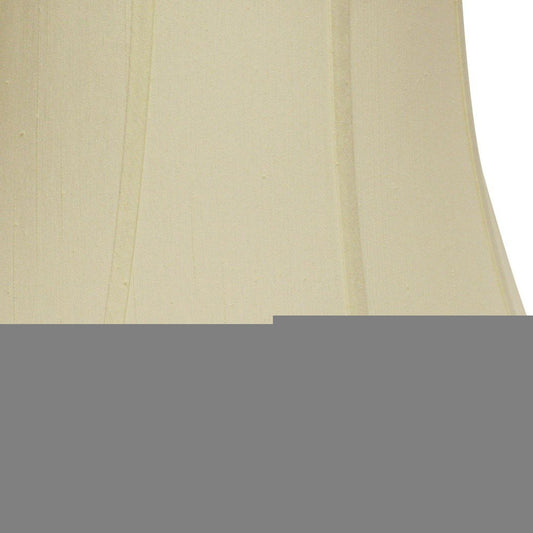Ivory Monay Shantung Silk Bell Lamp Shade