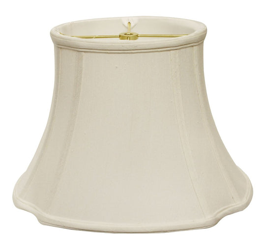 Cream Monay Shantung Silk Oval