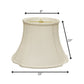 Cream Monay Shantung Silk Oval 15 Bottom