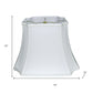 Snow Shantung Silk Lamp Shade