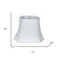 17" Snow Inverted Rectangle Shantung Lampshade