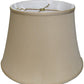 Brown Pongee Silk Bell Lamp Shade