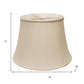 Champagne Pongee Silk Bell Lamp Shade