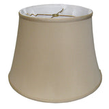 Brown Pongee Silk Bell Lamp Shade