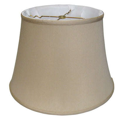 Brown Pongee Silk Bell Lamp Shade
