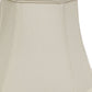 White Monay Shantung Silk Square Lamp Shade