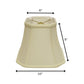 Ivory Monay Shantung Silk Square Lamp Shade