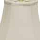 White Monay Shantung Silk Square Lamp Shade